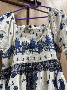 Boho Floral Print Maxi Dress