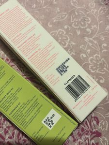 The facewash and lipbalm combo