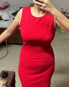 Forever 21 Red Sleeveless Dress