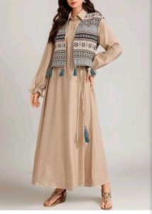 Elegant Button-Down Midi Dress