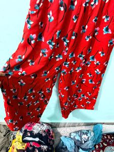 Red Floral Print Dress