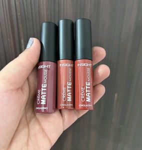 3 Insight Cosmetics Lipstick Brand New