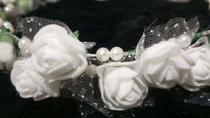 Floral &amp; Pearl Headband