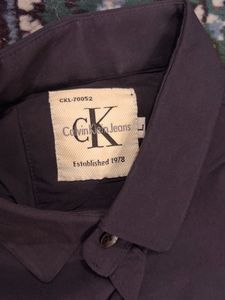 Calvin Klein Men's Navy Button-Up Shirt