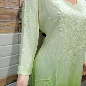 Pure Chikankari Lakhnowi Kurti Set