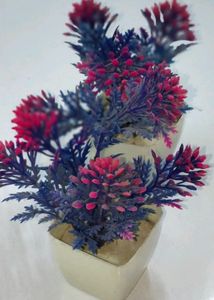 Plants 1 pair Blue multo Artificial Showpic indoor