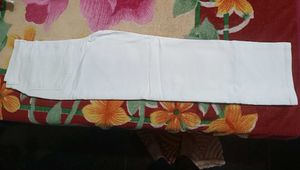IMELDA White Wide Leg Denim Jeans