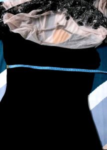Classy Frock With Velvet Embroidered Dupatta