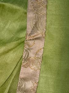 Boys Kurta Dhoti Set with Mala | Mint Green &amp;White
