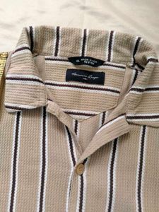 Men's Striped Short Sleeve Shirt