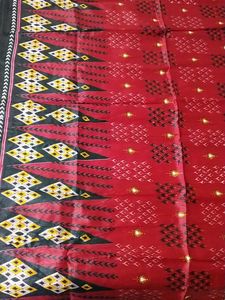 Pure Silk Red Ethnic Saree