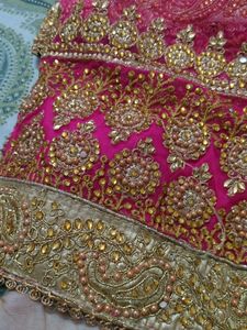 beautiful pink embroidery saree