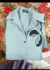 KARIGARR brand Kurta with Floral Appliques