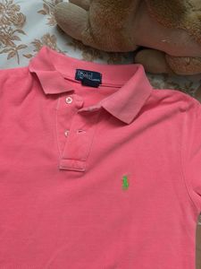 Coral Ralph Lauren Polo Shirt