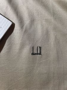 Dunhill Men's Beige Polo T-Shirt