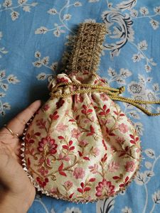 Embroidered Potli Bag