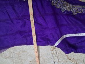 Beautiful Purple Kurta Set with Embellishments