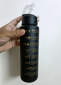 Motivation Bottle 1ltr Black Color