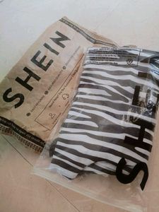 Zebra Print Wide Leg Pants