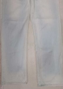 Light Wash Straight Leg Jeans