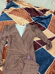 Sparkly Wrap Dress