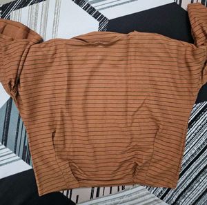 Striped Bell Sleeve Top