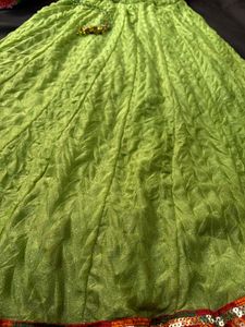 Vibrant Green Lehenga Choli Set