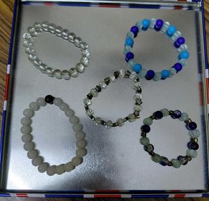 Set of 5 Beaded Bracelets