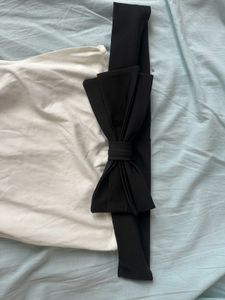 NewMe Chic Off-Shoulder Bow Dress