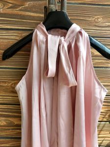 Elegant Pink Sleeveless Top