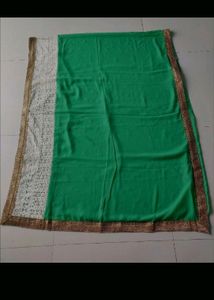 Party Wear Chicken Work Saree