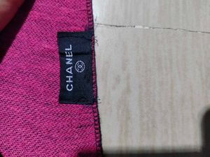 Chanel Scarf with Floral Print