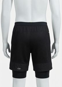 kalenji Men's Black Athletic Shorts