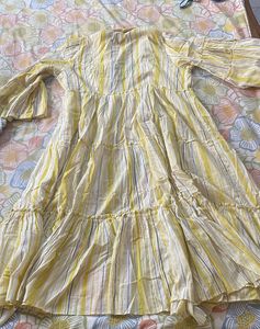Yellow Co-ord set With Shrug By W .