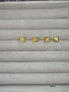 Cute Butterfly and box Stud Earrings
