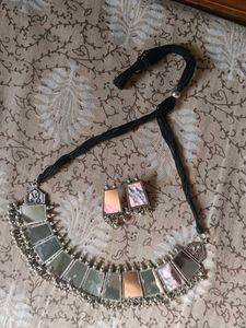 Beautiful Artificial Jewellery Set | Necklace &amp; Ea