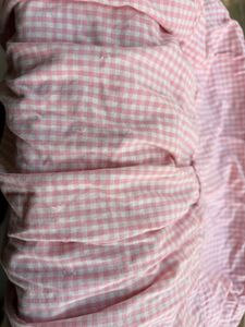 Pink Gingham Button-Up Shirt