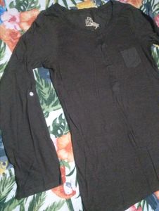 Brown Long Sleeve Top