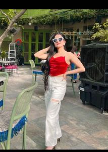 Chic White Distressed Flare Pants