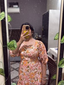 Floral Print Mini Dress
