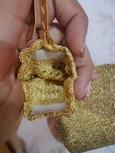 Unique Embroidered Drawstring Pouch