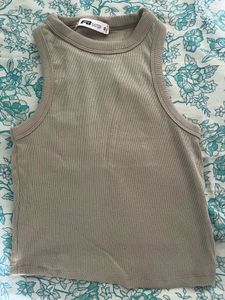 Ribbed Racerback Tank Top