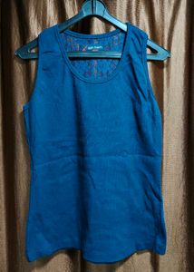 New Cloth Theory Navy Blue Tank Top