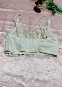 White Lace Bra