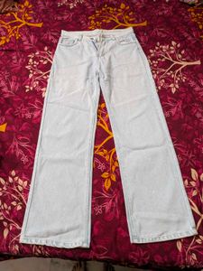 Light Wash Wide Leg Jeans