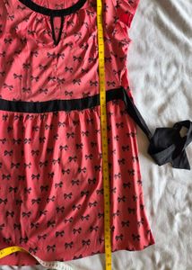 Cute Bow Print dress