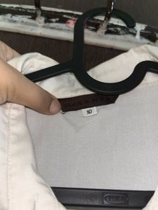 Classic White Button-Up Shirt