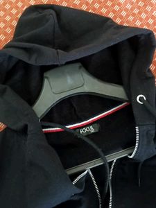 Black Zip-Up Hoodie