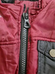 Maroon Bomber Jacket