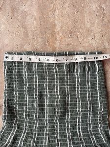 Green Striped Skirt